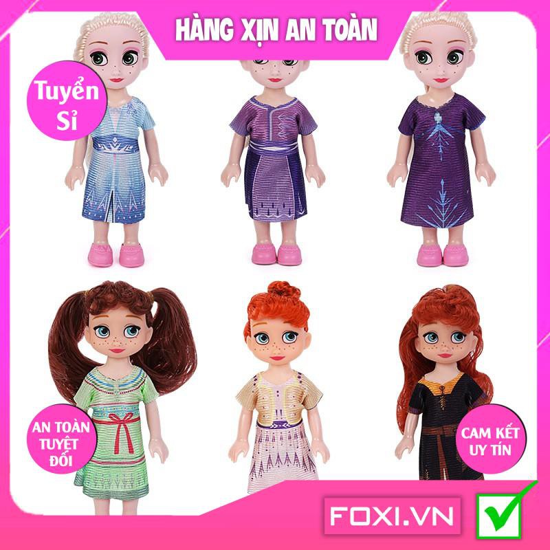 Búp bê Barbie Anna và Elsa Foxi-Đồ chơi công chúa nhân vật hoạt hình đẹp-vui nhộn-dễ thương-sáng tạo-Nhân vật hoạt hình