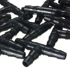 20 Tê chia cho ống Φ4/7 6 mm TE47, T chia 3 cho ống PE, LDPE, HDPE, PVC 4/7