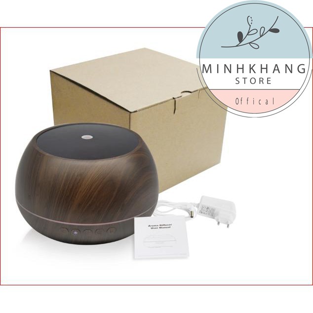 Máy Xông Tinh Dầu Phun Sương Siêu Âm Bình Hoa | Trụ 1000ml Tích Hợp Loa Bluetooth | Remote