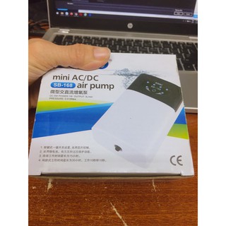 Máy sủi Oxy Tích Điện SB-168 Dành cho hồ cá cảnh