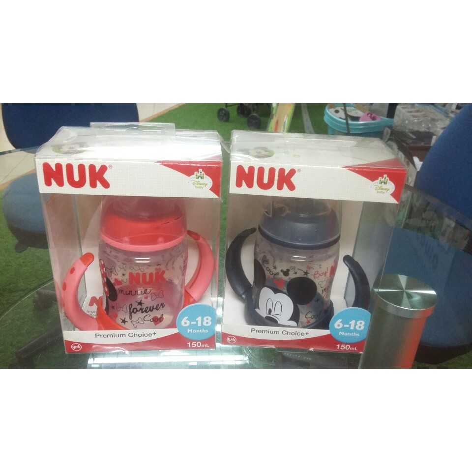 Bình tập uống NUK PP Mickey 150ml