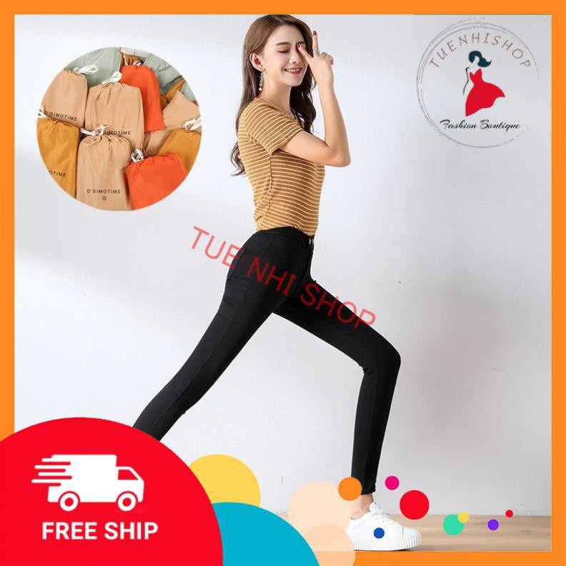 Quần tregging legging nữ cạp cao chất Umi Hàn hàng loại 1 chuẩn form tôn dáng thon chân QD09 | BigBuy360 - bigbuy360.vn