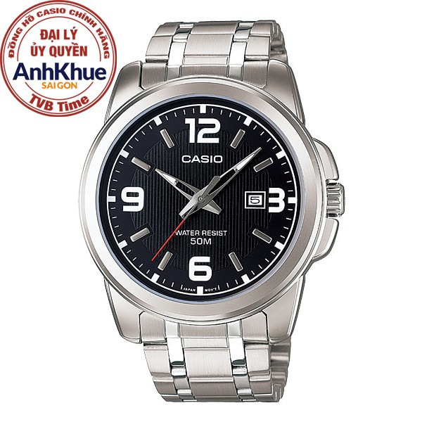 Đồng hồ nam dây kim loại Casio chính hãng Anh Khuê MTP-1314D-1AVDF (44mm)