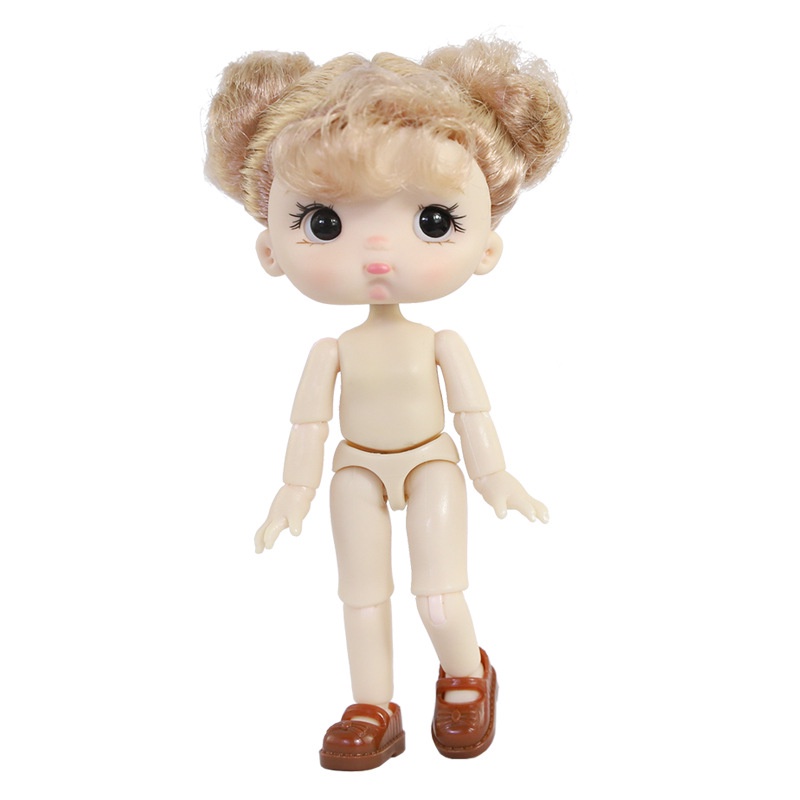 Búp Bê BJD 12 BJD 12.8cm Mắt 3D 12 Khớp Động Kèm Khớp Nối Và Khớp Nối