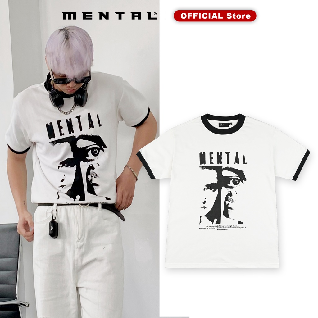 Áo Thun Nam Tay Ngắn In VISION VINTAGE MENTAL® - Boxy Tee