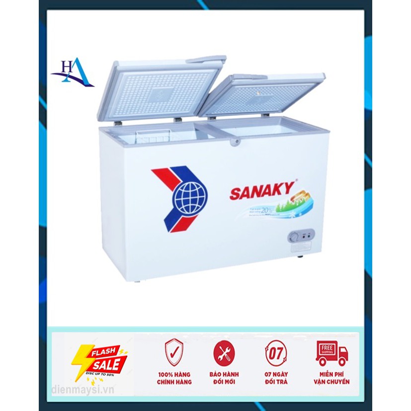 Tủ Đông/Mát SANAKY Inverter 220 Lít VH-2899W3 (Miễn phí giao tại HCM-ngoài tỉnh liên hệ shop)