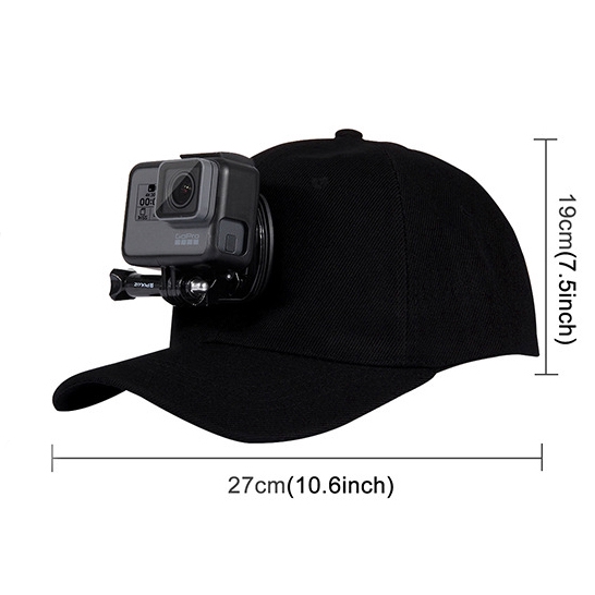 Mũ lưỡi trai có đế gắn camera hành trình Go Pro Hero 5 4