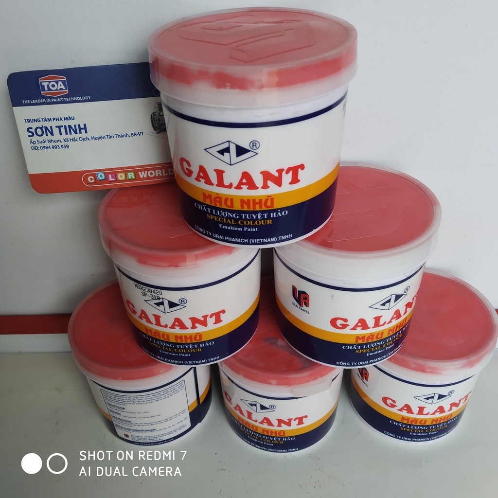 Ve màu Galant màu đỏ 225 ML