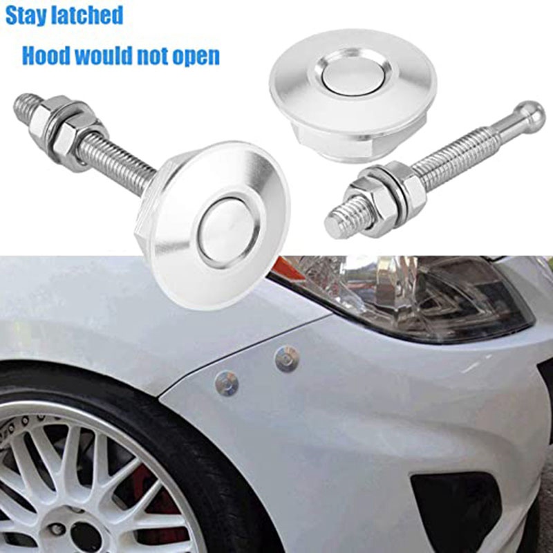 Bộ Phụ Kiện Chốt Khóa Mui Xe Tháo Lắp Nhanh Tiện Dụng