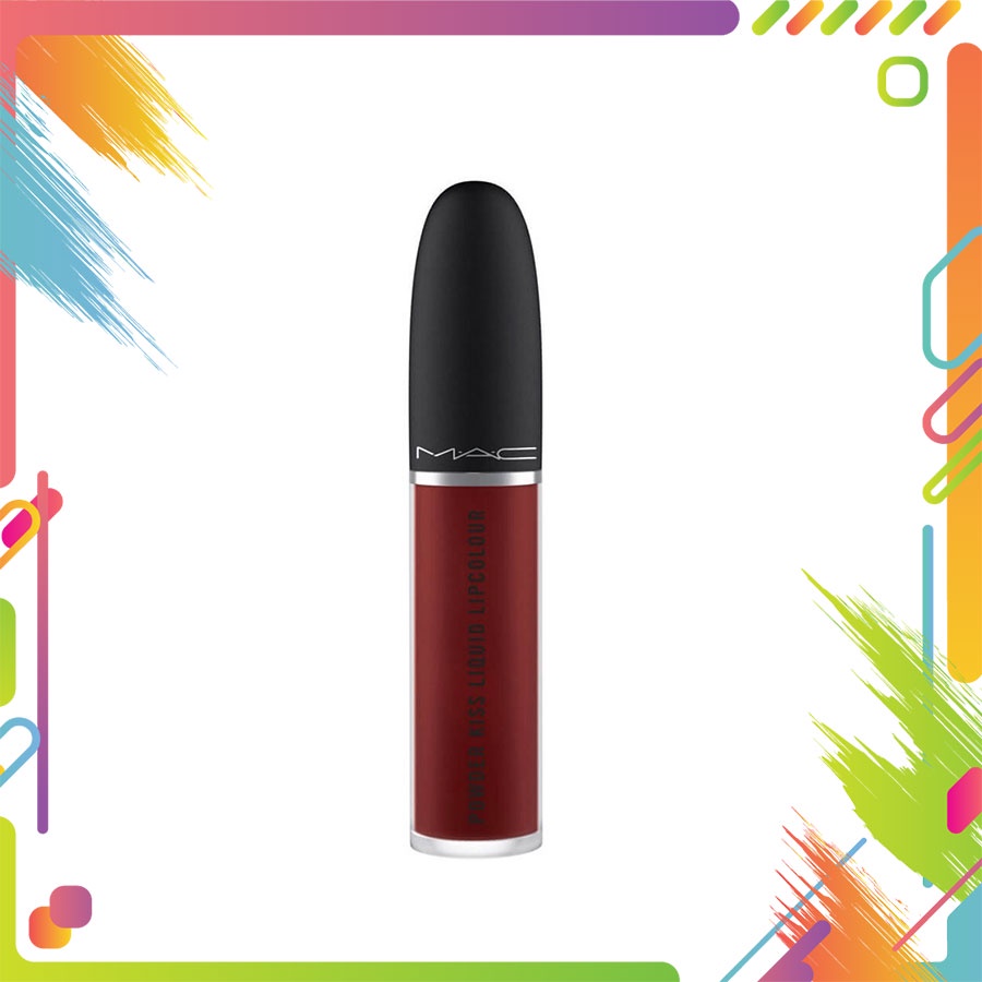 Son Kem Lì MAC Powder Kiss Liquid 994 Make Love To The Camera - Màu đỏ rượu trầm
