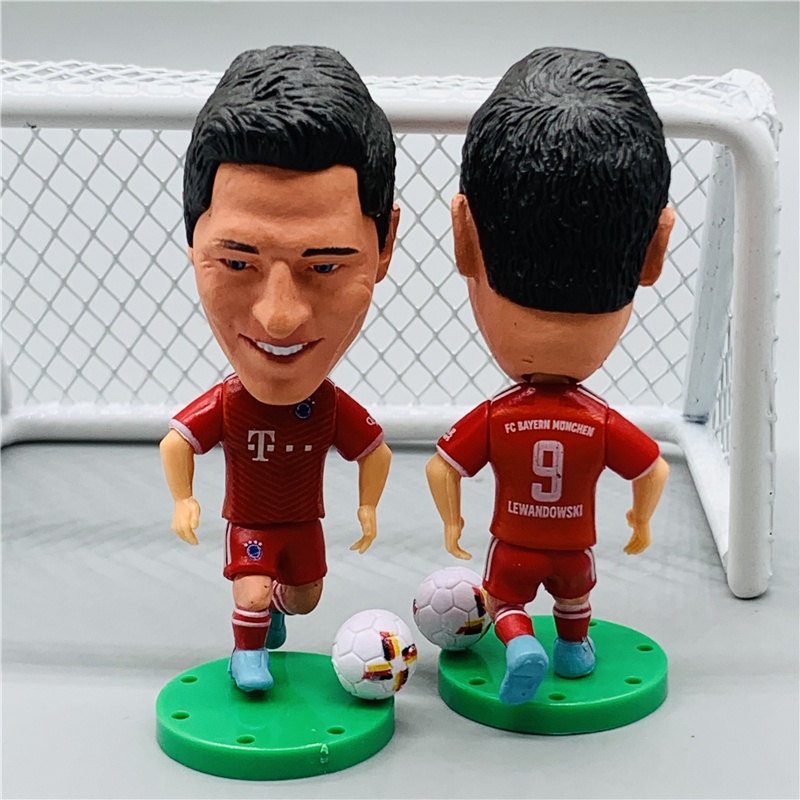 Mô Hình Ngôi Sao Bóng Đá Bundesliga FC Bayern Munich Robert Lewandowski 2022