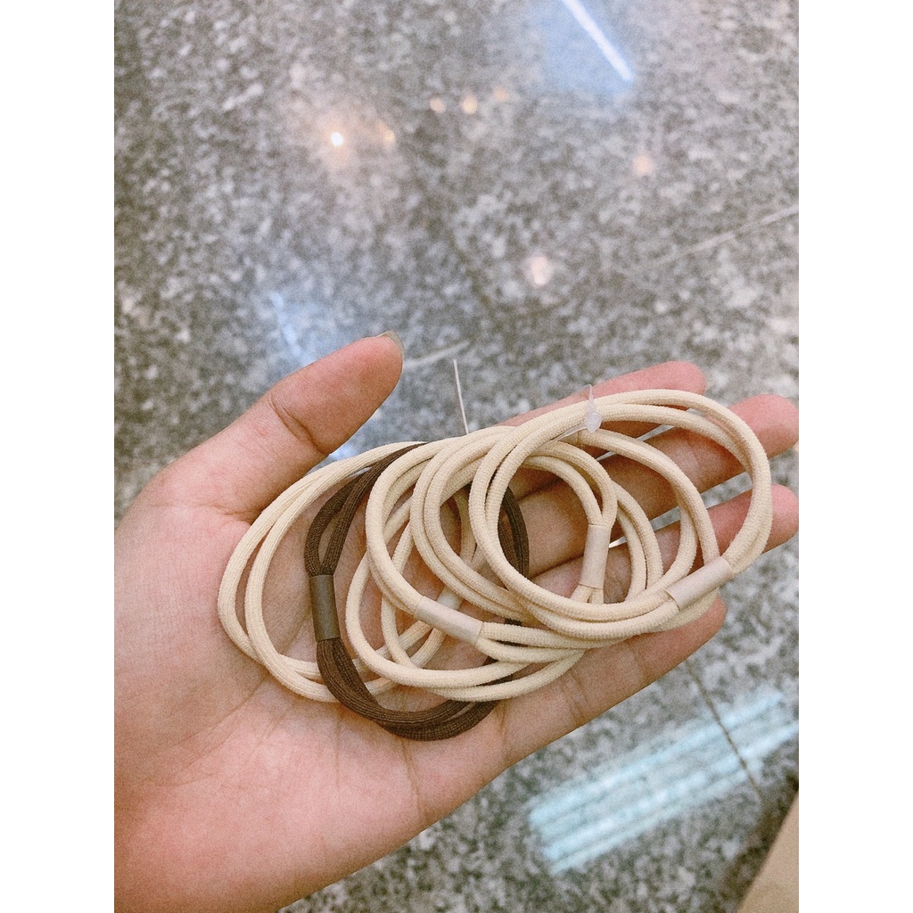 Hộp 50 Dây Buộc Tóc Nhiều Màu. - Chính Hãng NHÀ HOA