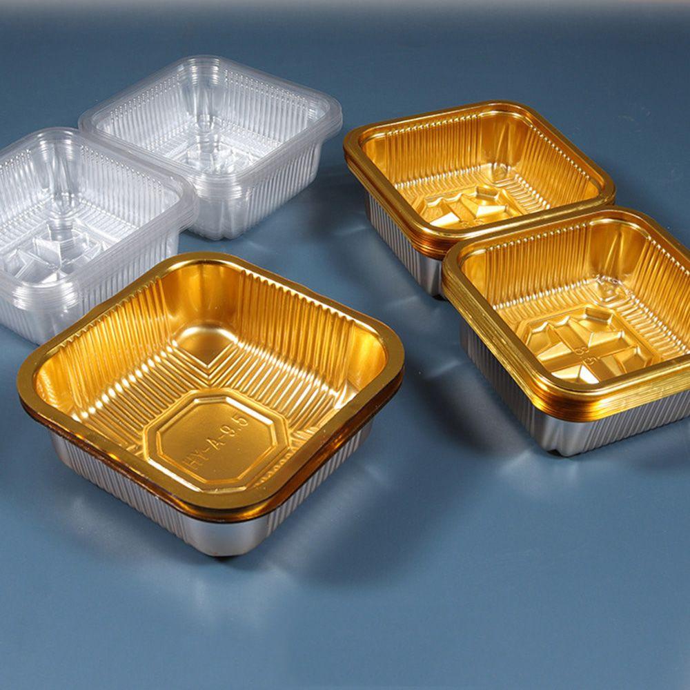 CHOOKEY Set 100 Khuôn Làm Bánh Trung Thu / Kẹo Ngọt Màu Bạc