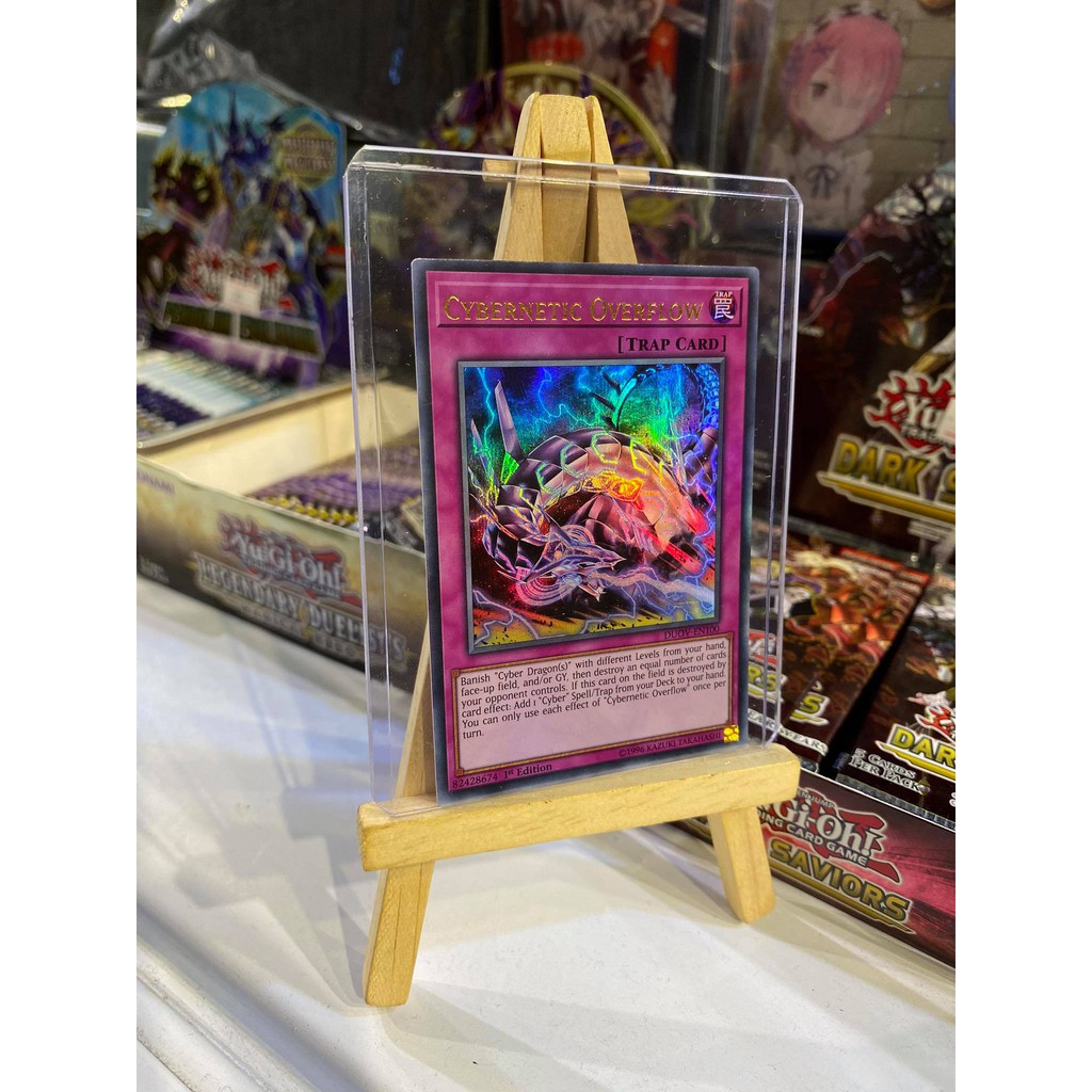Lá bài thẻ bài Yugioh Cybernetic Overflow - Ultra Rare - Tặng bọc bài nhựa bảo quản