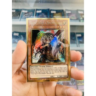 Thẻ Bài Lẻ YugiOh! Mã MAGO-EN009 - Ghost Ogre & Snow Rabbit - Premium Gold Rare - 1st Edition