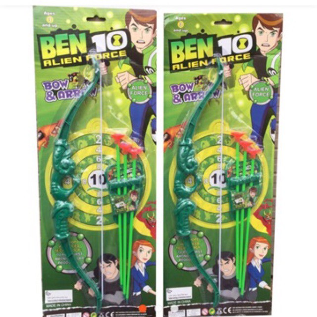 [Rẻ Vô Địch] Đồ Chơi Bắn Cung Tên Ben 10 Hít Tường