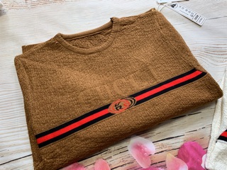Áo len dài tay cổ tròn QC