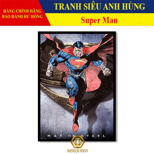 [MS1-25] Tranh Siêu Anh Hùng Super Man