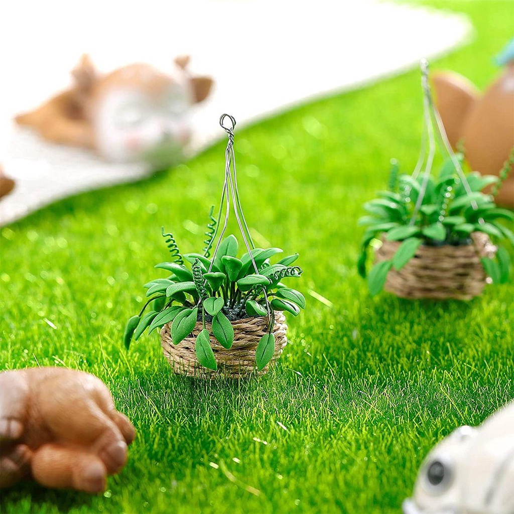 Mô Hình Chậu Cây Mini Tỉ Lệ 1 / 12 1: 12 Dùng Để Trang Trí