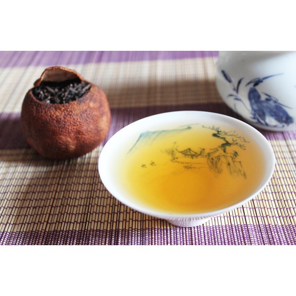 Trà phổ nhĩ quýt xanh 12 năm