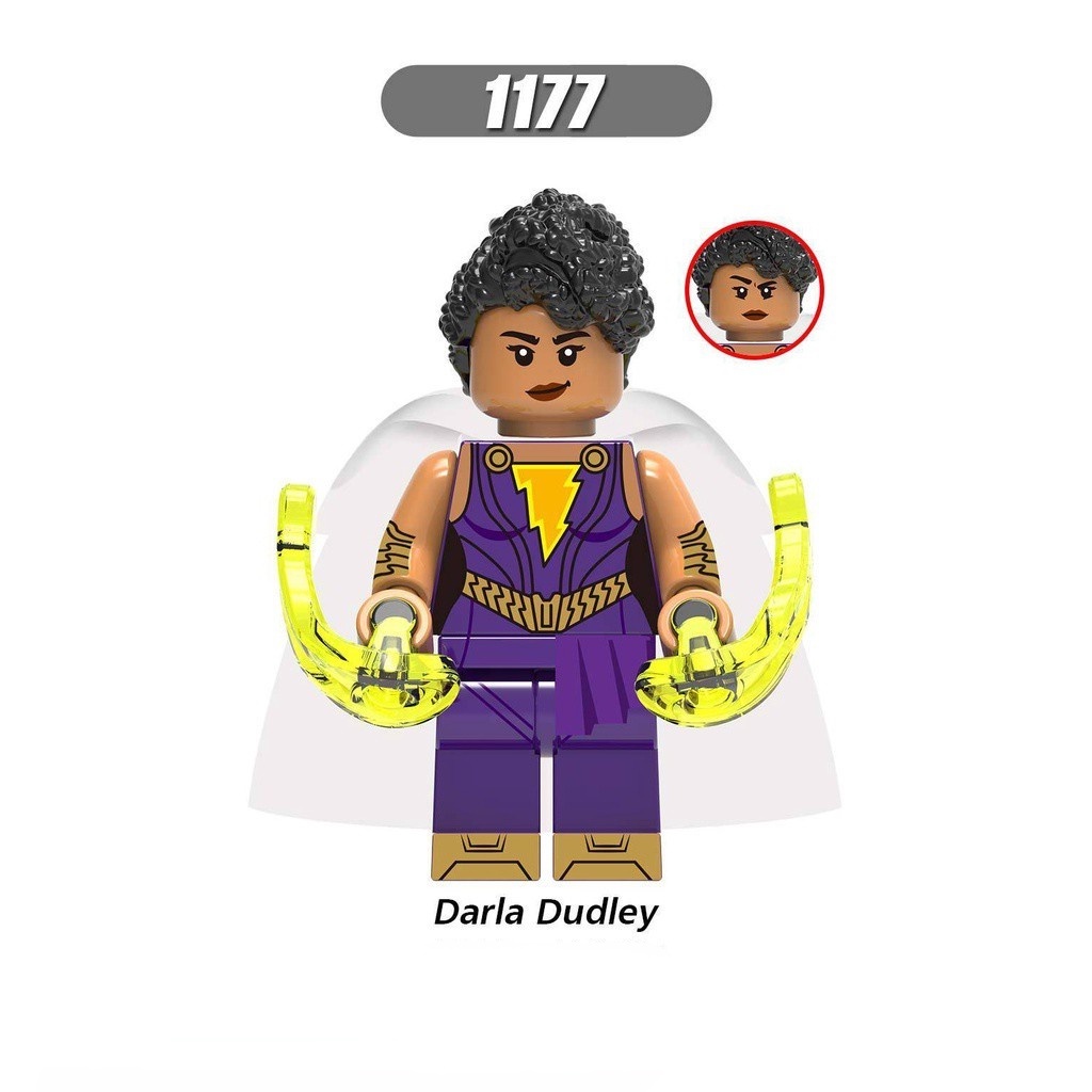 Mô Hình lego Nhân Vật shazam darla dudley ferddyfreeman doctor sivana black adam mary marvel