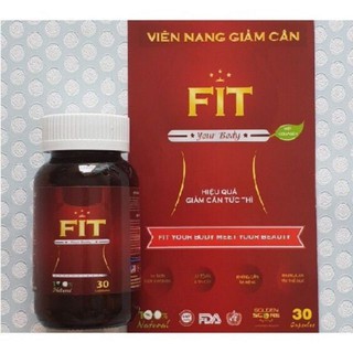 Viên uống giảm cân tan mỡ FIT USA hộp 30 viên