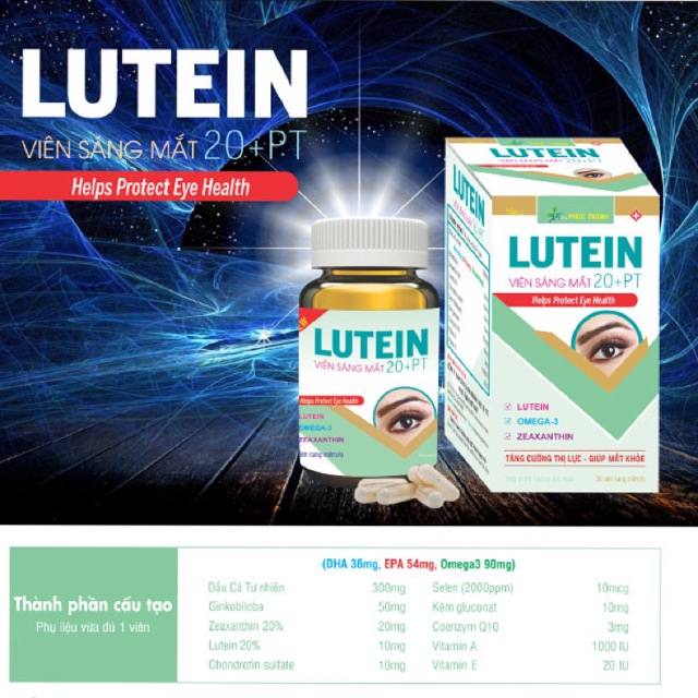 ( Có hoá đơn nhập hàng) Viên sáng mắt Lutein (cực kỳ hquả cho ng mờ mắt,mỏi mắt do dùng nhiều đt,máy tính) | BigBuy360 - bigbuy360.vn