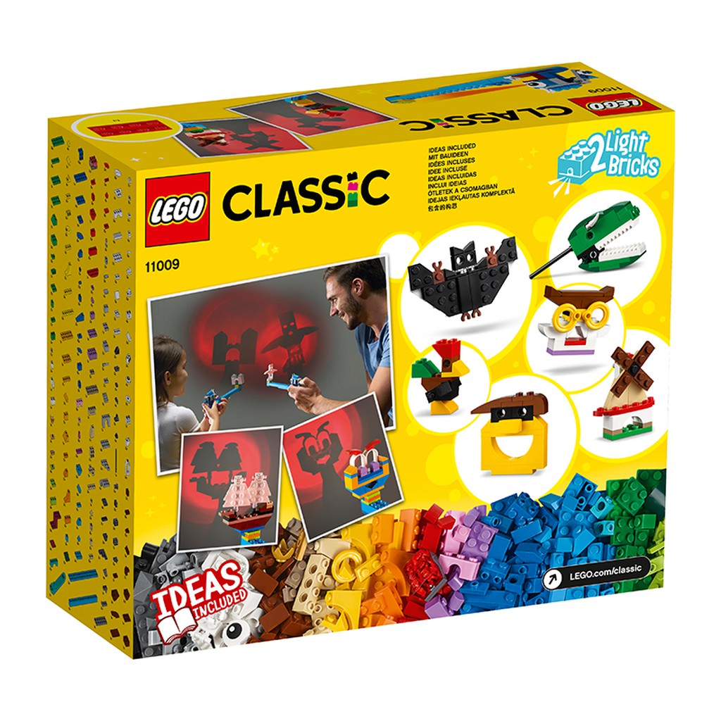 LEGO® Classic 11009 Gạch Sáng Tạo Kèm Đèn - 441 chi tiết