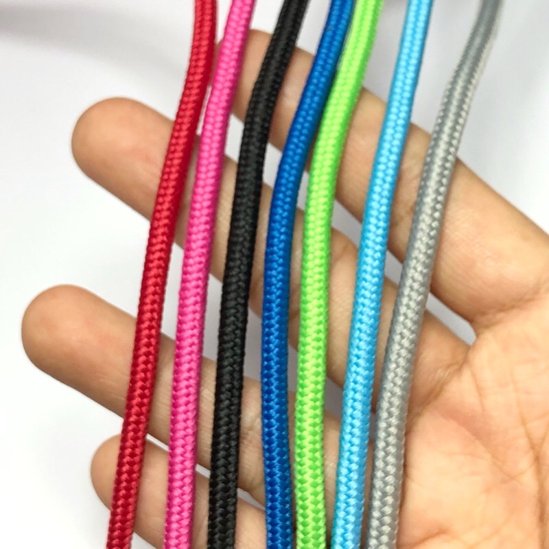 10 mét - Dây Dù 5mm tròn có lõi siêu đẹp, chắc chắn dùng làm macrame, căng lều, căng tăng, trang trí