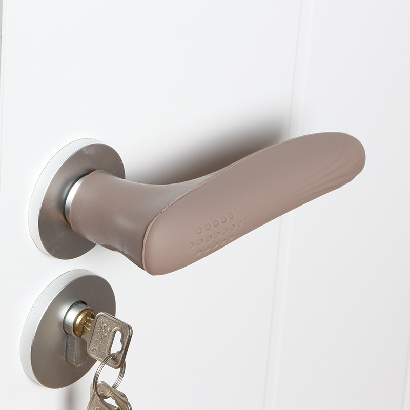 Bộ bảo vệ cửa Silicone khóa cửa kéo tay chống va chạm chống va chạm vào cửa phòng ngủ cửa chống trộm cửa sổ kéo găng tay