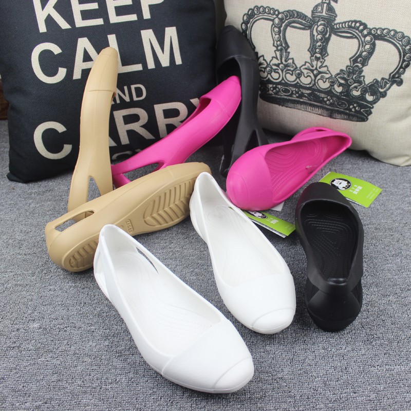 Giày nhựa đi mưa đế bằng siêu nhẹ hàng loại 1