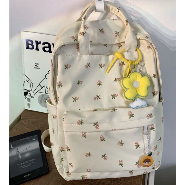 BALO VUÔNG HOA NHÍ CHỐNG NƯỚC PHONG CÁCH HANG QUỐC