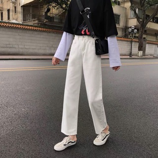Quần ulzzang ống rộng