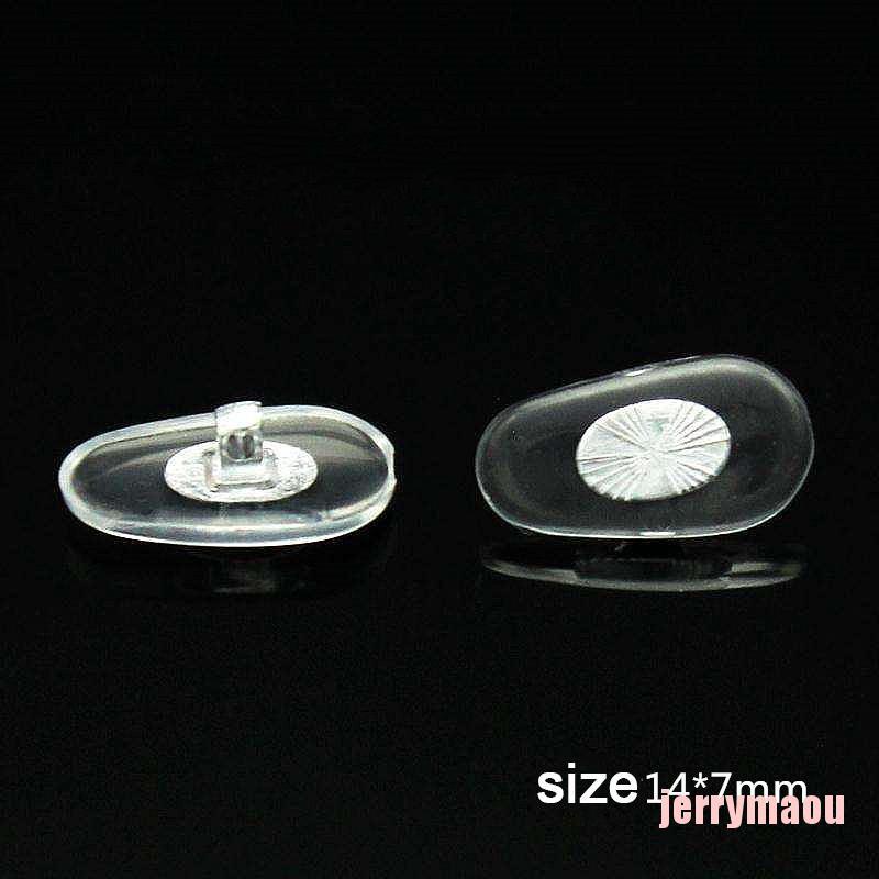 Bộ 10 Miếng Đệm Mũi Cho Mắt Kính Bằng Silicone