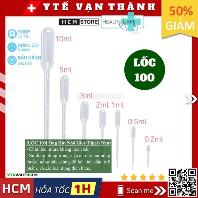 Ống Hút Nhỏ Giọt (Pipet) Nhựa | 0.2ml, 0.5ml, 1ml, 2ml, 3ml, 5ml, 10ml -VT0370