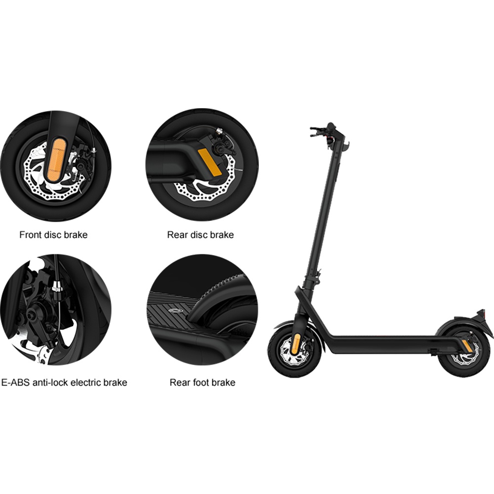 Xe scooter điện X9-PROMAX dành cho người lớn đi 100km cho 1 lần sạc - Xe Trượt Scooter Cỡ Lớn Cao Cấp