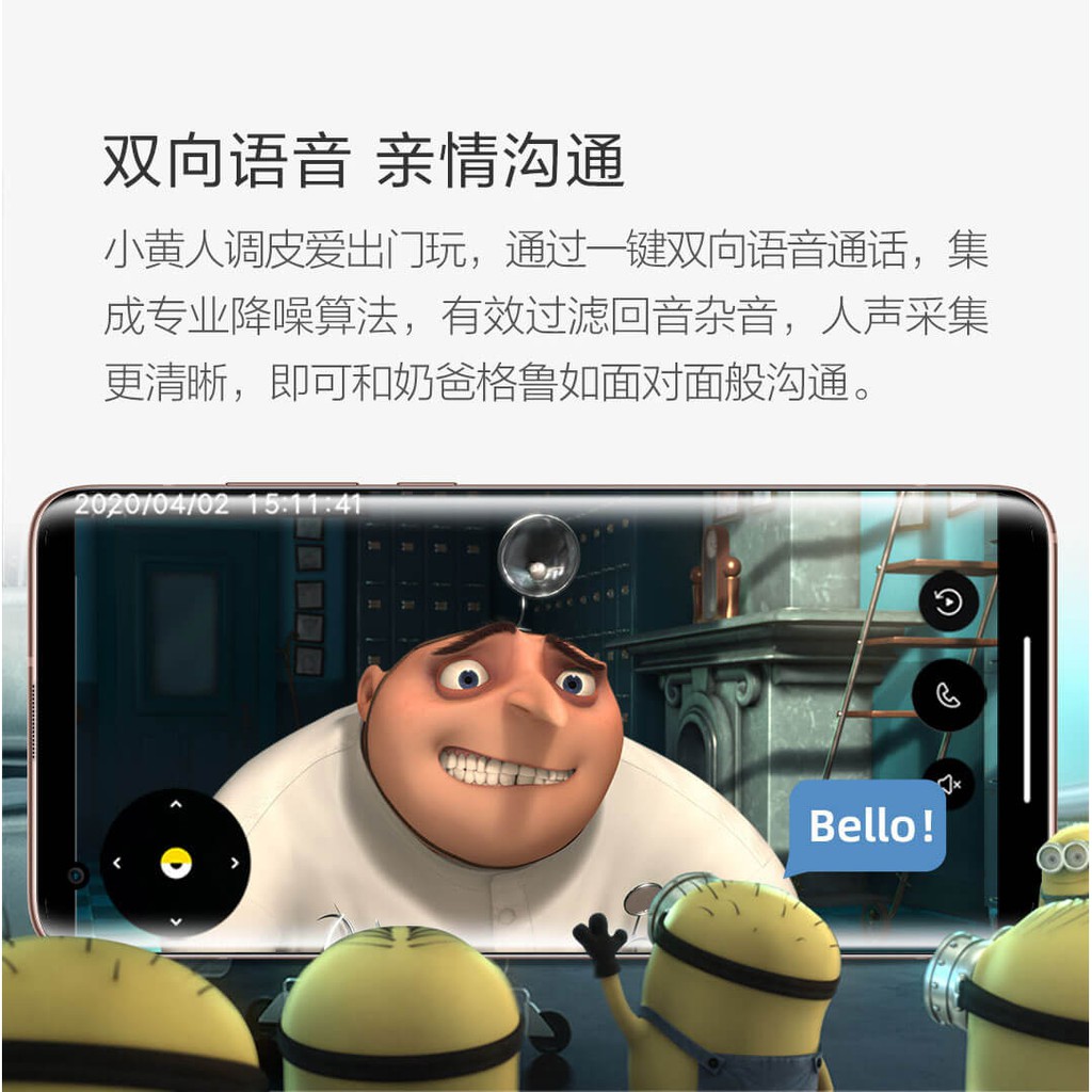 Camera ip Xiaomi Mijia Imilab A1 2k 1296p xoay 360 độ bả̉n Minions | WebRaoVat - webraovat.net.vn