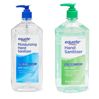 Gel rửa tay khô diệt khuẩn Equate Moisturizing Hand Sanitizer Gel with Aloe/Vitamin E 1,005 Lít (Mỹ)