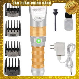 Tông Đơ Cắt Tóc Huaerbo B60 Cao Cấp Chuyên Nghiệp Pin Trâu 5000mA 2 Nấc Tăng Giảm Tốc Độ