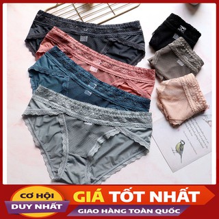 Combo 10 Quần Lót Nữ Cotton Cạp Ren Hàng Loại Đep QL077-Violet_Store
