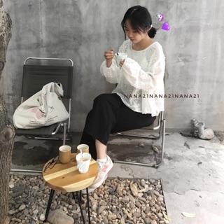Áo babydoll thêu hoa