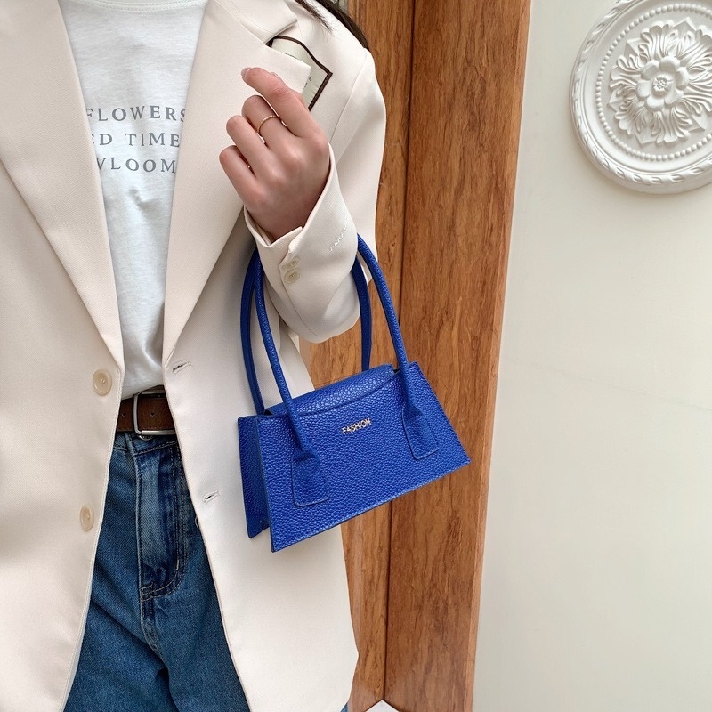 Túi Xách Đeo Vai Hình Vuông Nhỏ Gọn Màu Trơn Kiểu Retro Đơn Giản Thời Trang Mùa Hè NB00056