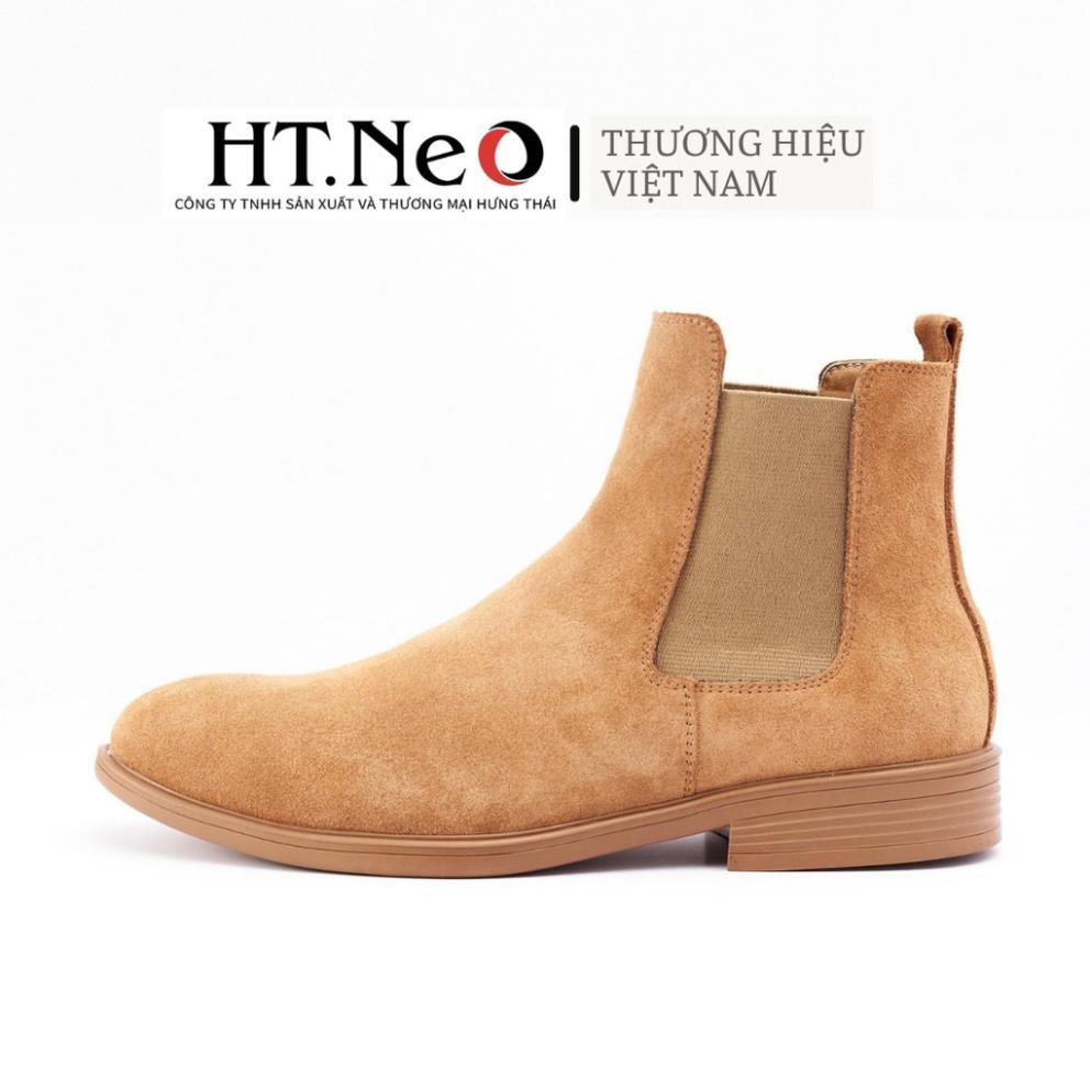 VIP Giày đốc nam cao cổ HT.NEO Da mềm mại, mịn vô cùng ôm chân, đế đúc cao su êm ái, bảo hành 12 tháng DN38