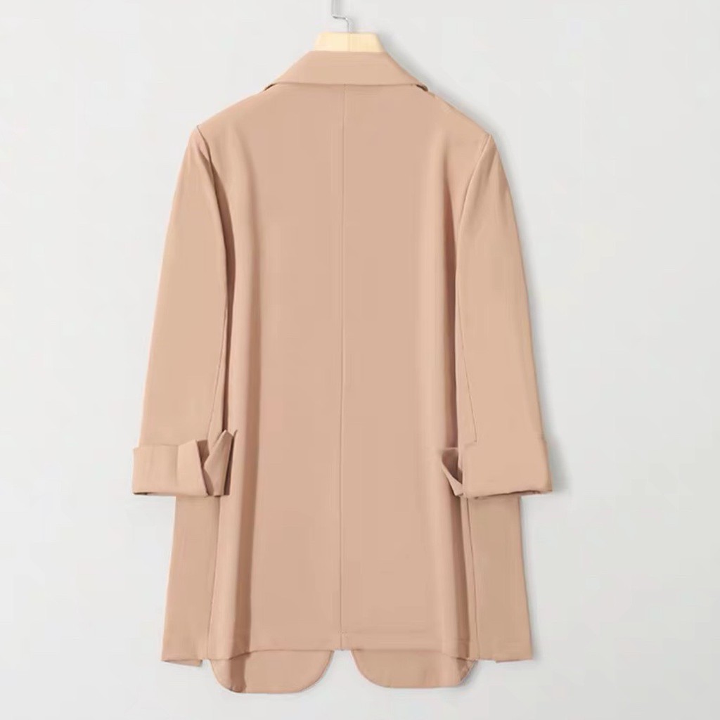 Áo khoác BLAZER trơn form ôm cao cấp màu basic | BigBuy360 - bigbuy360.vn