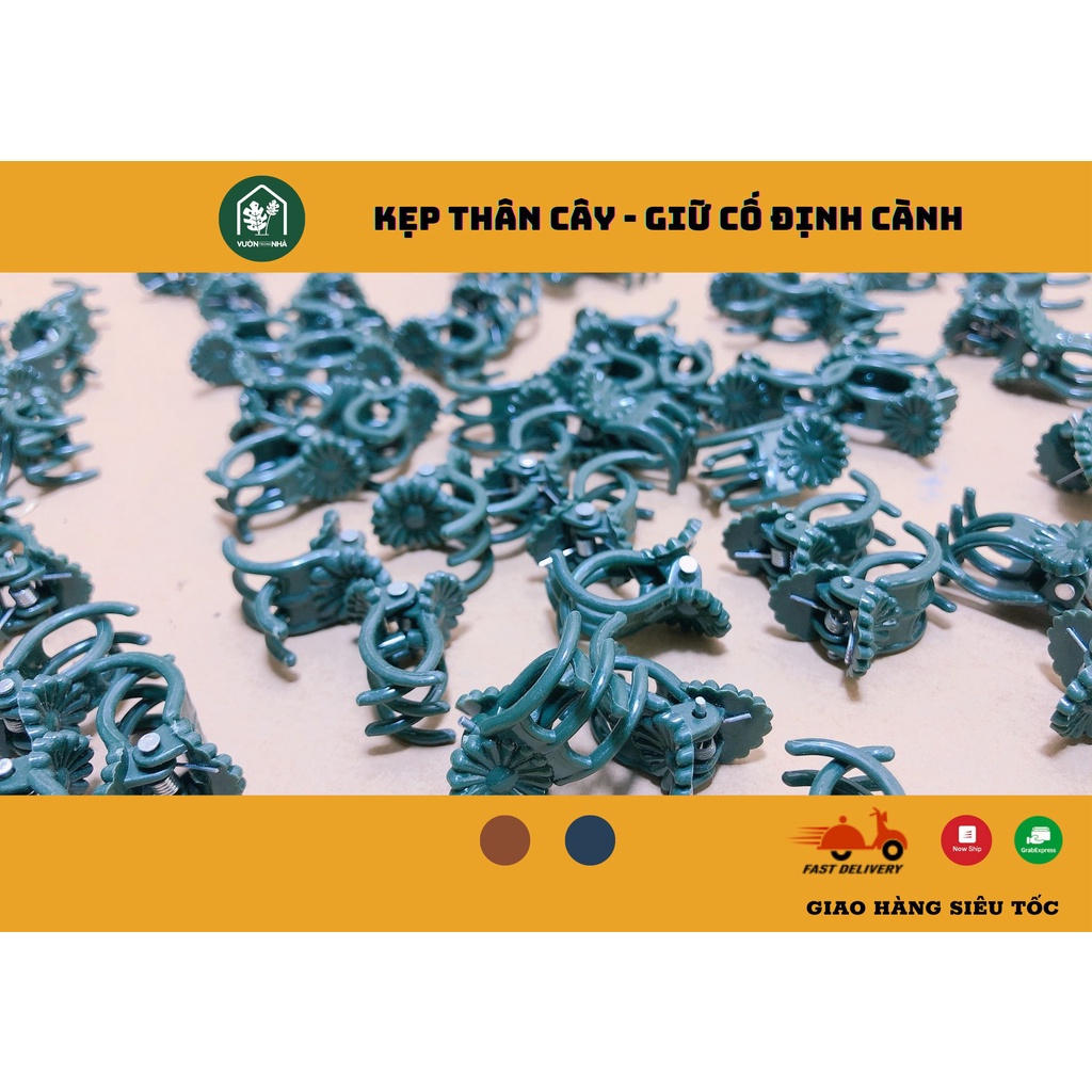 Kẹp thân cây giữ cố định dùng cho lan, các dòng cây thân leo, cây cảnh trong nhà & sân vườn