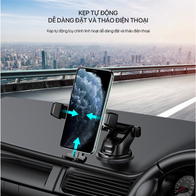 Giá Đỡ Điện Thoại Xe Hơi Ô Tô VIVAN CHS05 Phù Hợp Điện Thoại 4.0-6.5 inch Xoay 360 Độ Chắc Chắn Chống Rung Lắc | BigBuy360 - bigbuy360.vn