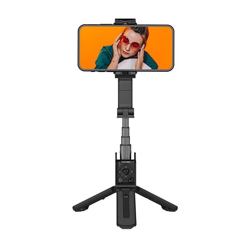 Gimbal Chống Rung Kiêm Gậy Selfie Xoay 360°, Điều Khiển Từ Xa, Theo Dõi Khuôn Mặt Hohem Isteady Q