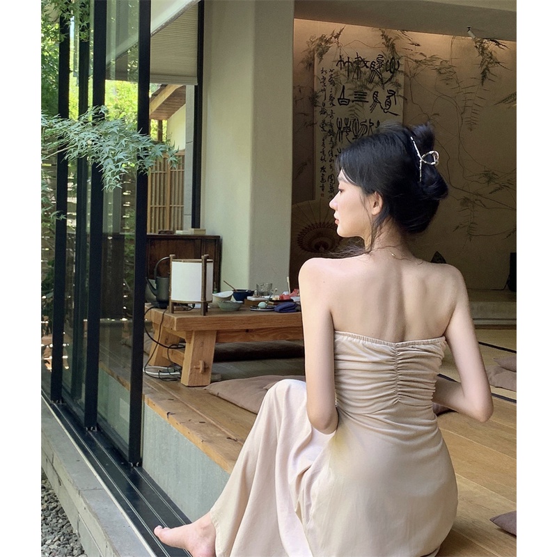 Đầm Hai Dây + Áo Khoác cardigan Chống Nắng Cao Cấp Thời Trang