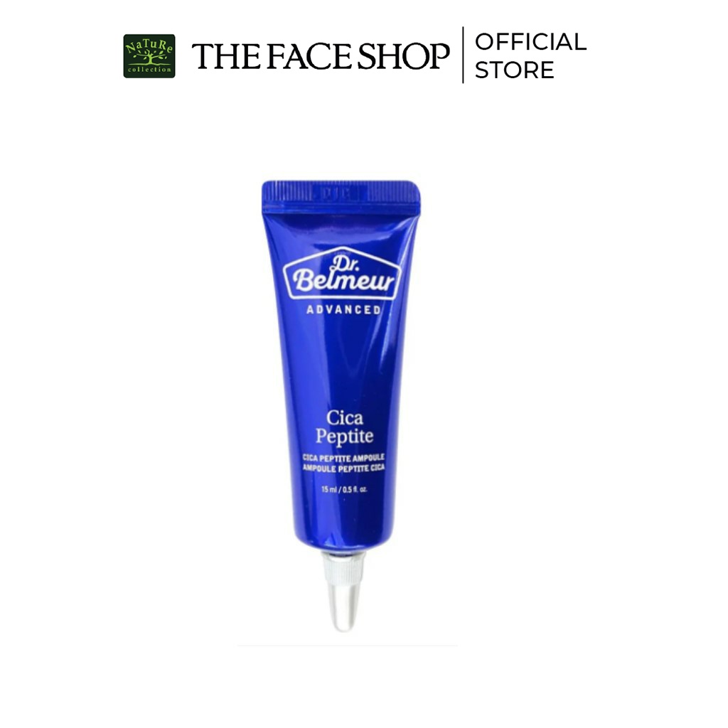 [Hàng tặng] Tinh Chất Phục Hồi Làm Săn Chắc Da Thefaceshop Dr.Belmeur Cica Peptite Ampoule 15Ml