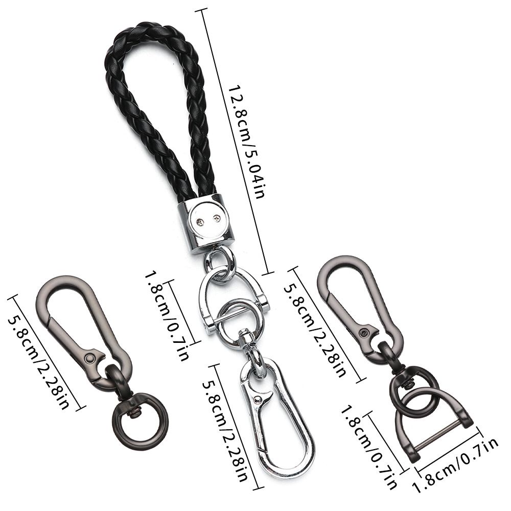 Móc chìa khóa edc bằng kim loại hình móng ngựa độc đáo tiện dụng